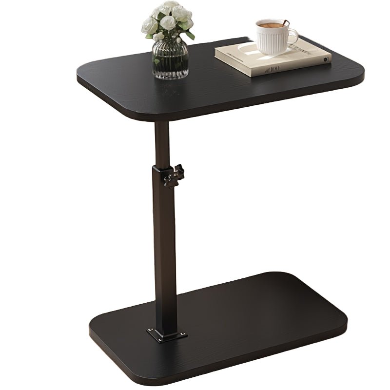 ADJUSTA – Adjustable Side Table with Wooden Top and Metal Frame | Svulp