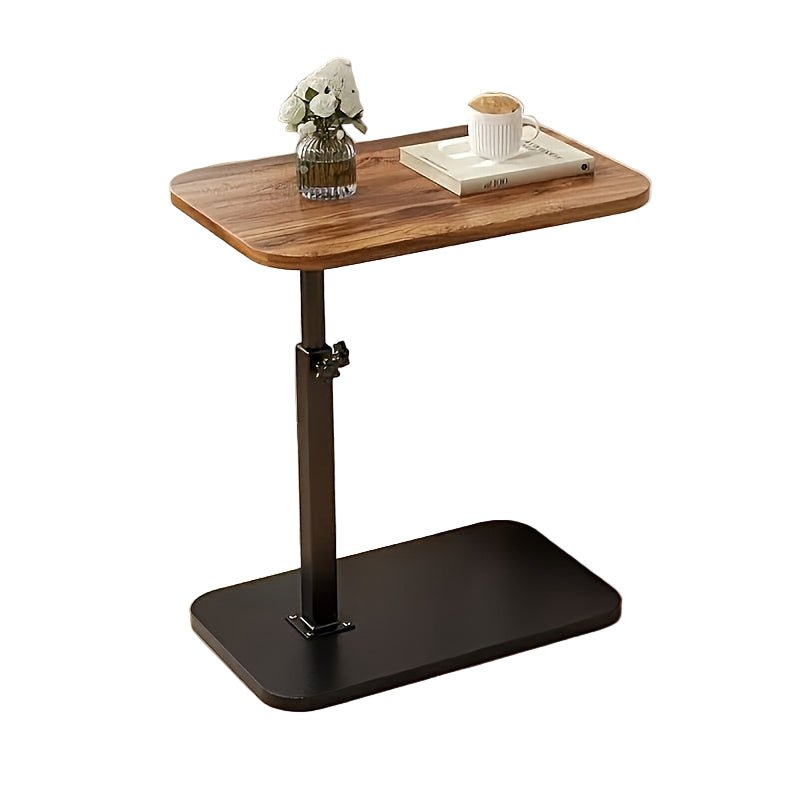 ADJUSTA – Adjustable Side Table with Wooden Top and Metal Frame | Svulp