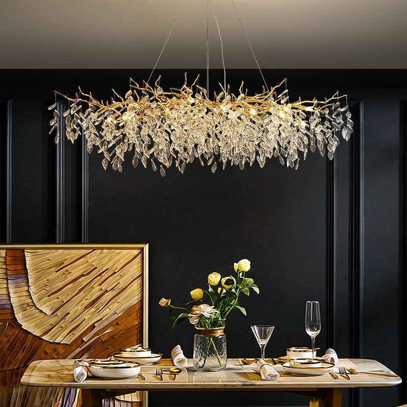 French Style Branch Crystal Chandelier For Modern Homes