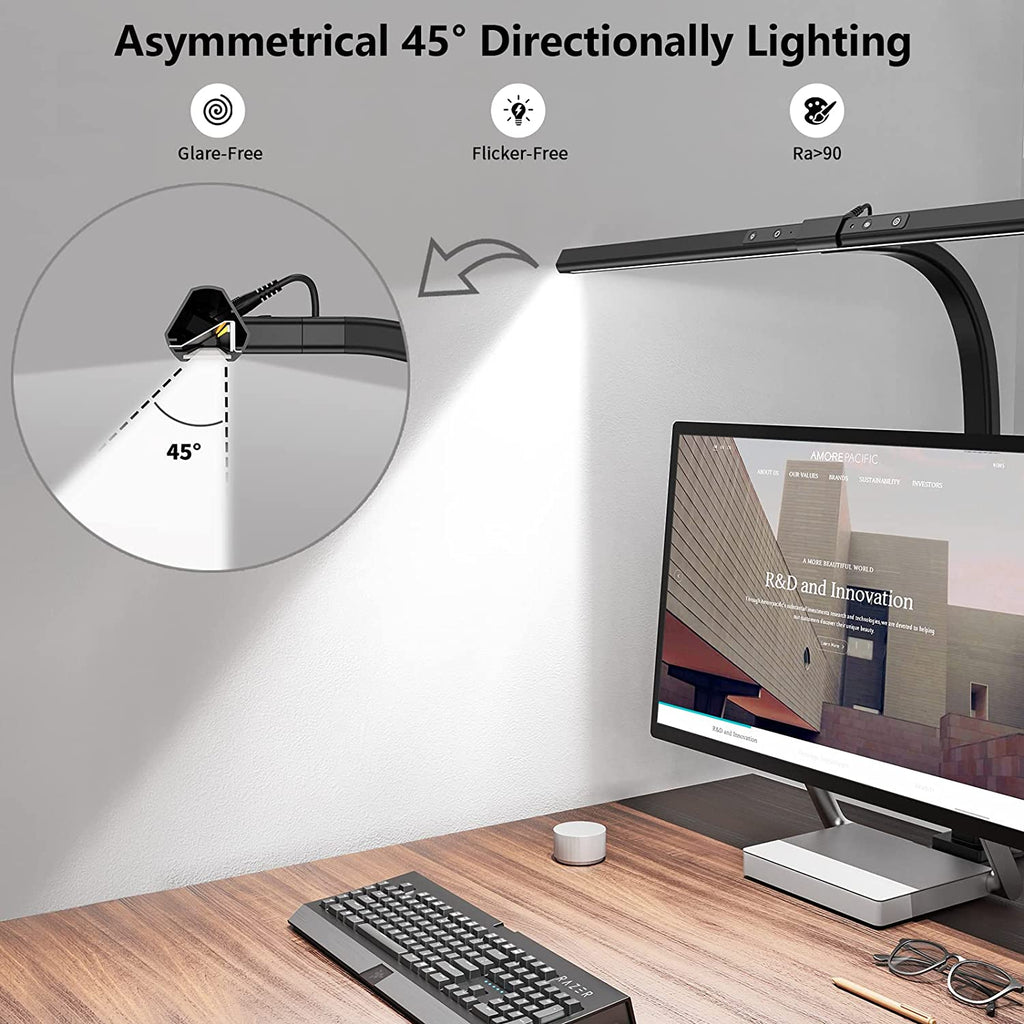 NovaClamp Desk Lamp Modern LED Task Light for Home Office