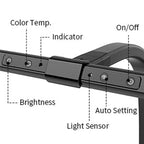 NovaClamp Desk Lamp Modern LED Task Light for Home Office