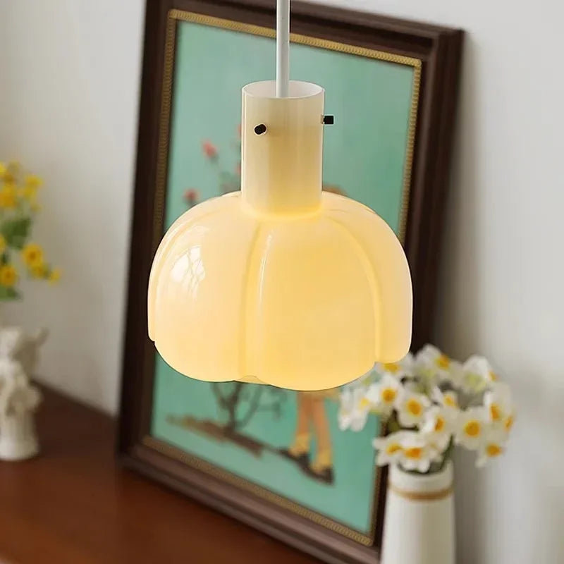 AuroraNord Adjustable Glass and Metal Nordic Pendant Light