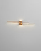 Lyra Wood Grain Minimalist LED Wall Light for Modern Interiors Eco Lighting