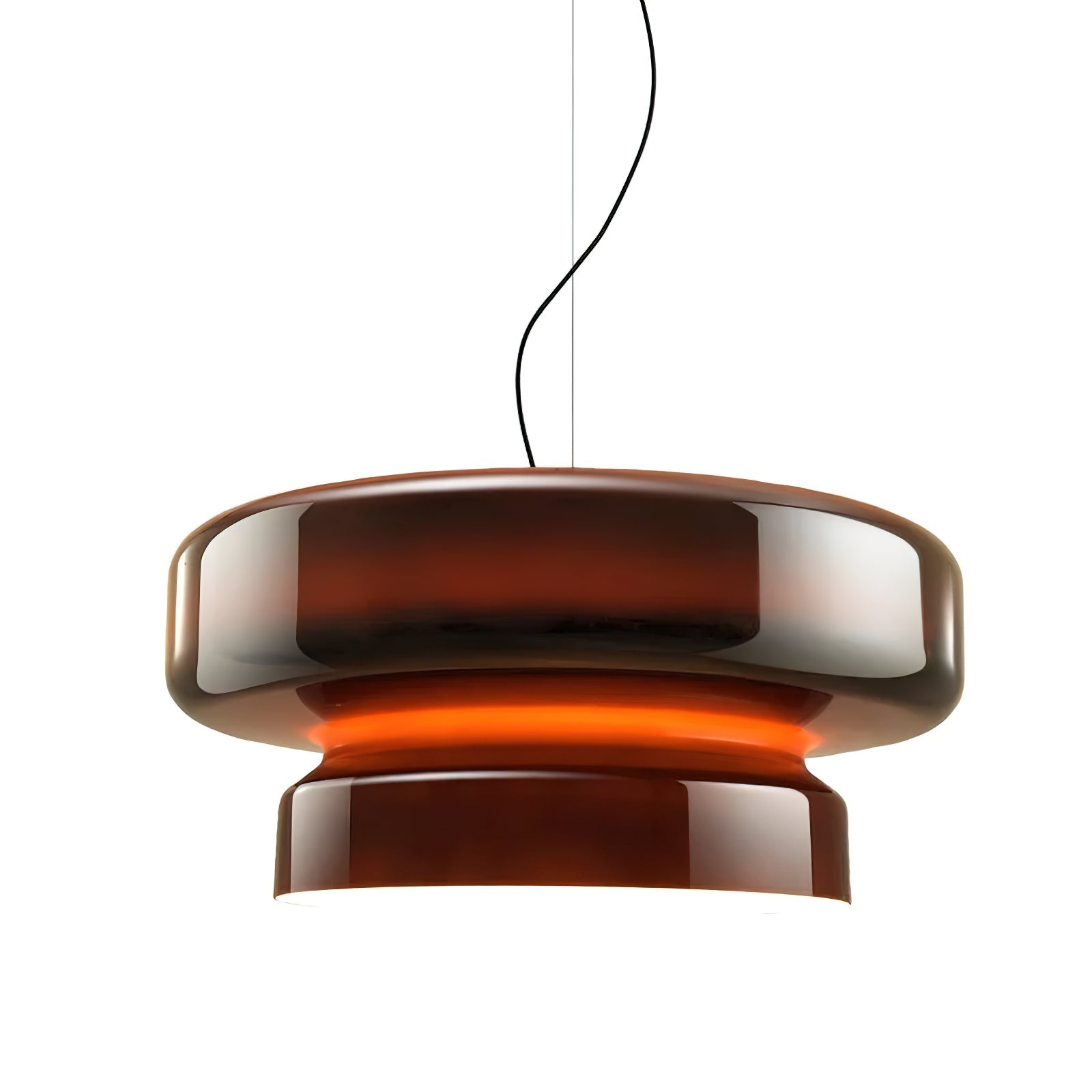 NovaLume Glass Pendant Light With Integrated LED For Modern Interiors