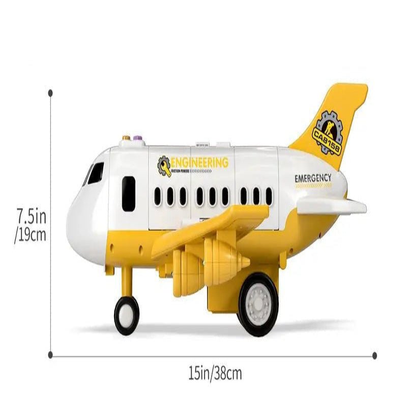 AIRTRIQ – Colorful Interactive Airplane Toy with Blinking Lights for Kids | Svulp