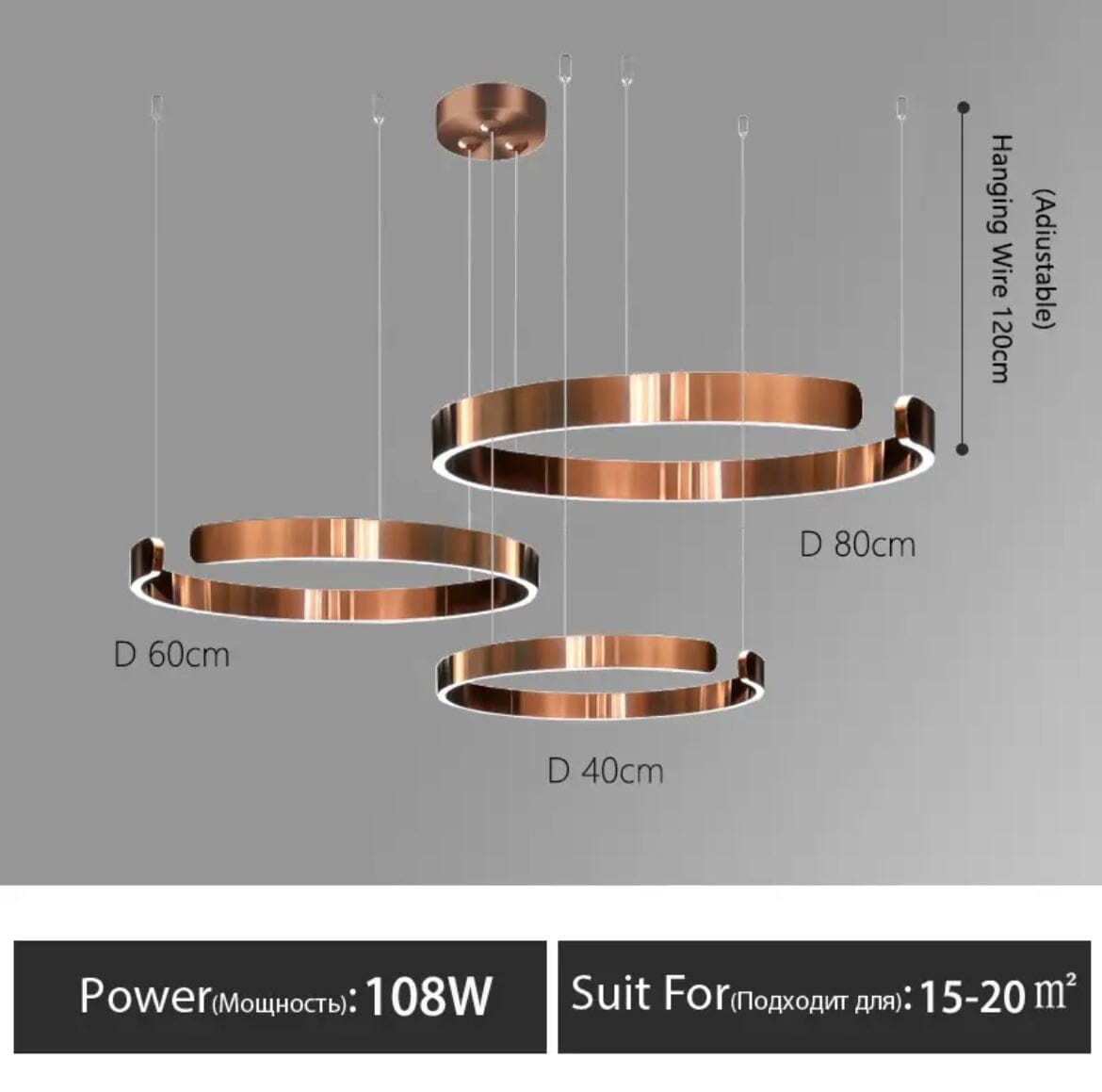 Liora Nordic Ring Chandelier Modern Elegant Lighting