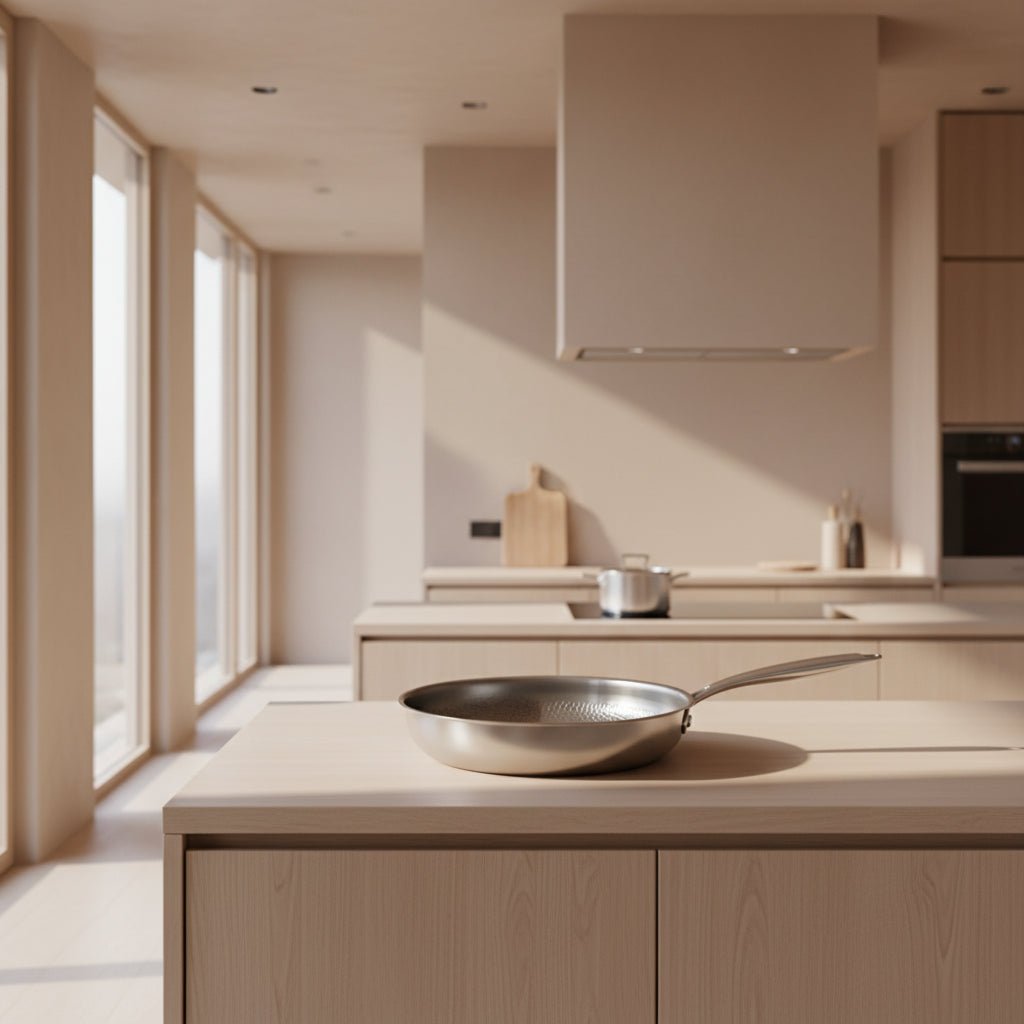 Svulp | FORGEON – Titanium hammered non-stick frying pan for induction cooktops and everyday cooking