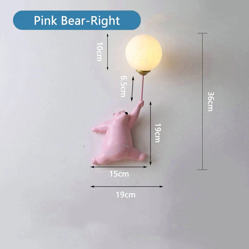 ToonGlow Kids Cartoon Wall Light Colorful Night Lamp