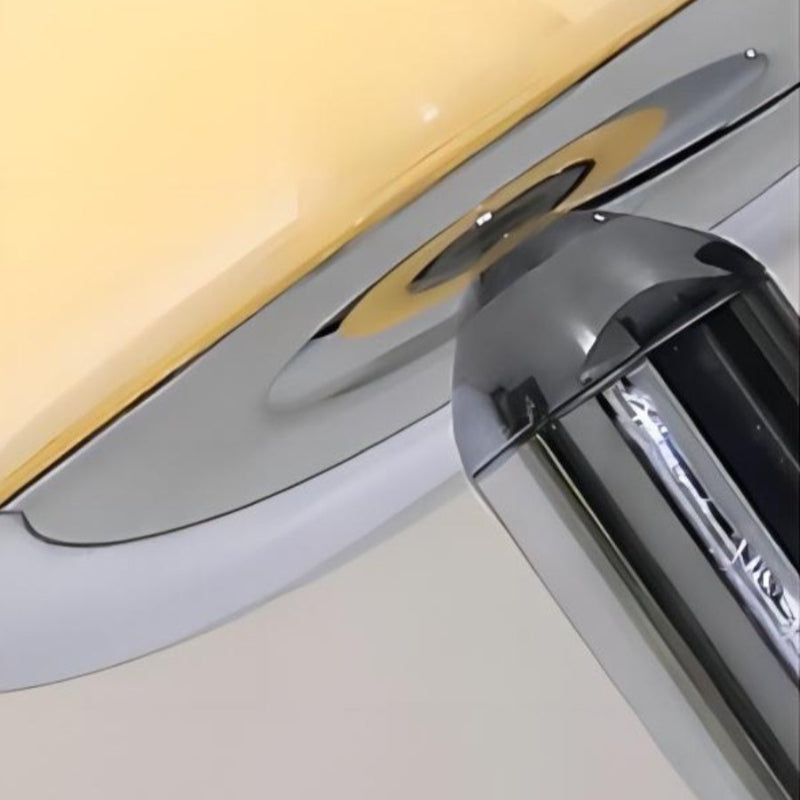 LumaStack Bauhaus-stil Färgglad Glasbordslampa med Staplad Cylinderform