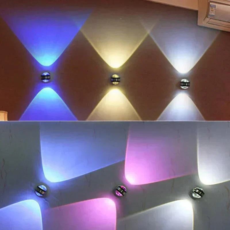 Solara Crystal LED Wall Light PrismGlow Pro Series