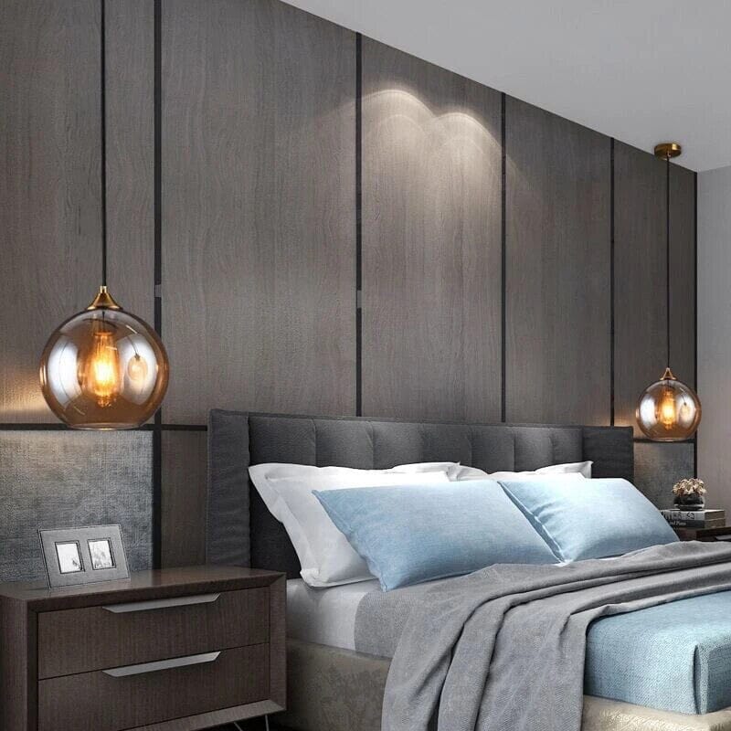 Luminária de Suspensão em Vidro Aurelia | Brilho Moderno Rústico e Aconchegante