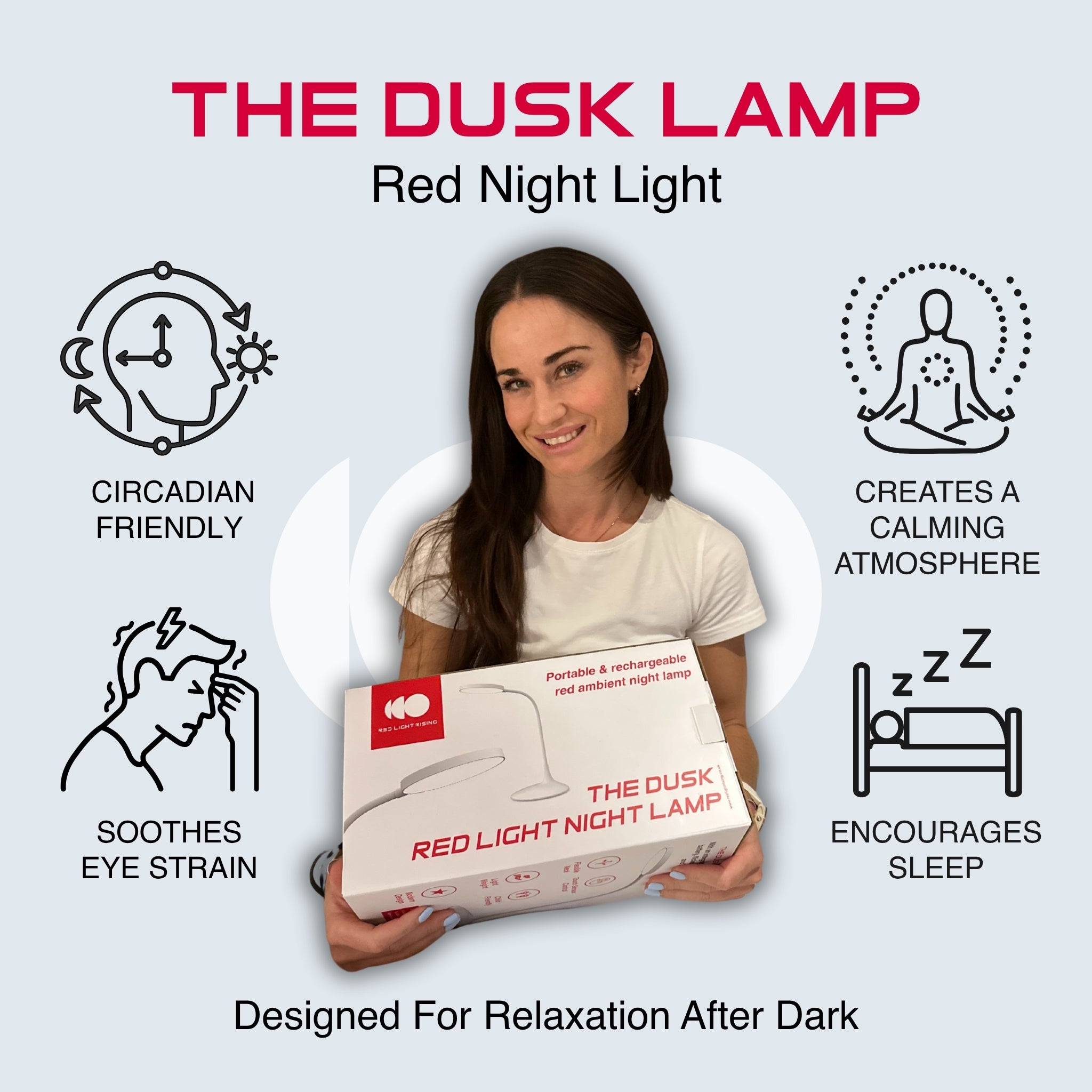 The Dusk Lamp - Red Light Night Light | Svulp