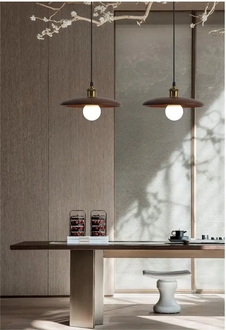 Novae Wood Ceiling Light With Handcrafted Modern Elegance