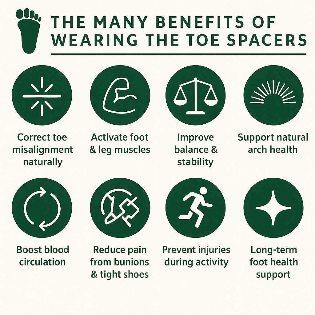 Separadita in silicone di qualità medica NovaStride Align