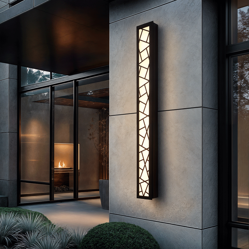 Fjordix Nordic Outdoor LED Wall Light for Porch and Garden