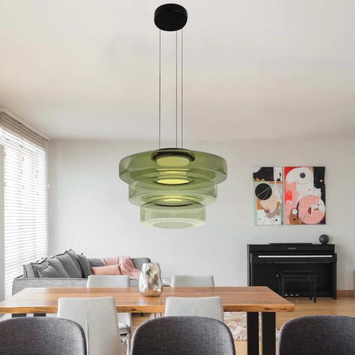 Lysfjord Glass Pendant Light With Soft Ambient Glow LED
