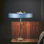 Lyra Vale Table Lamp Blue Modern Glow For Living Rooms