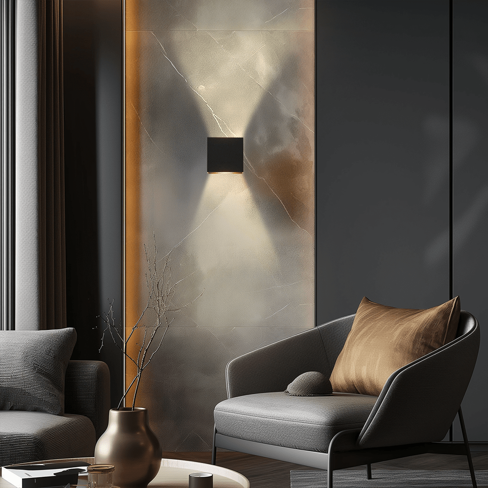 LumaCube Classic Wall Light for Indoor and Outdoor Spaces