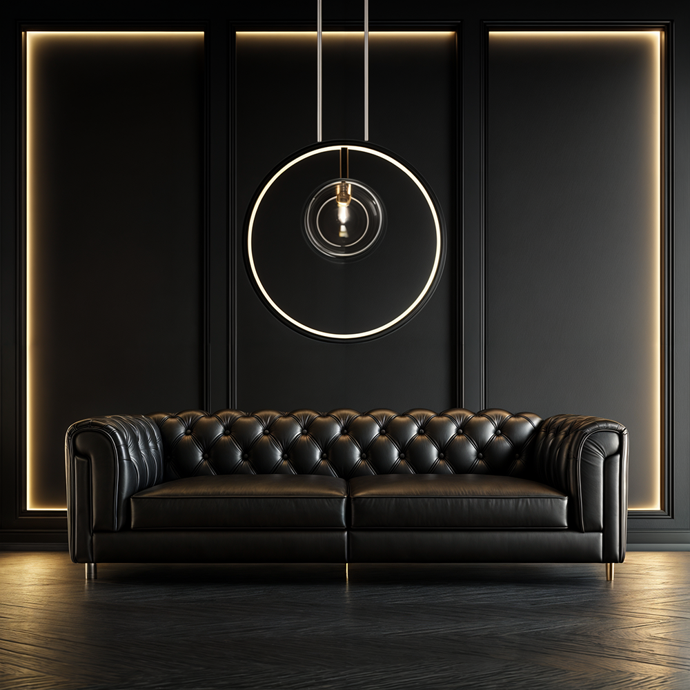 Luminette Glass Globe Pendant Light for Modern Kitchens