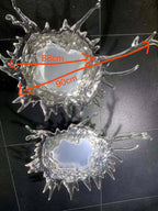 DriftGlow Water Splash LED Mirror Wall Light Waterproof