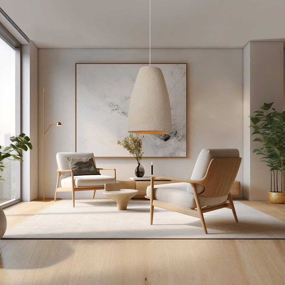 Aeris Wasabi Japandi Pendant Lights With Warm Glow