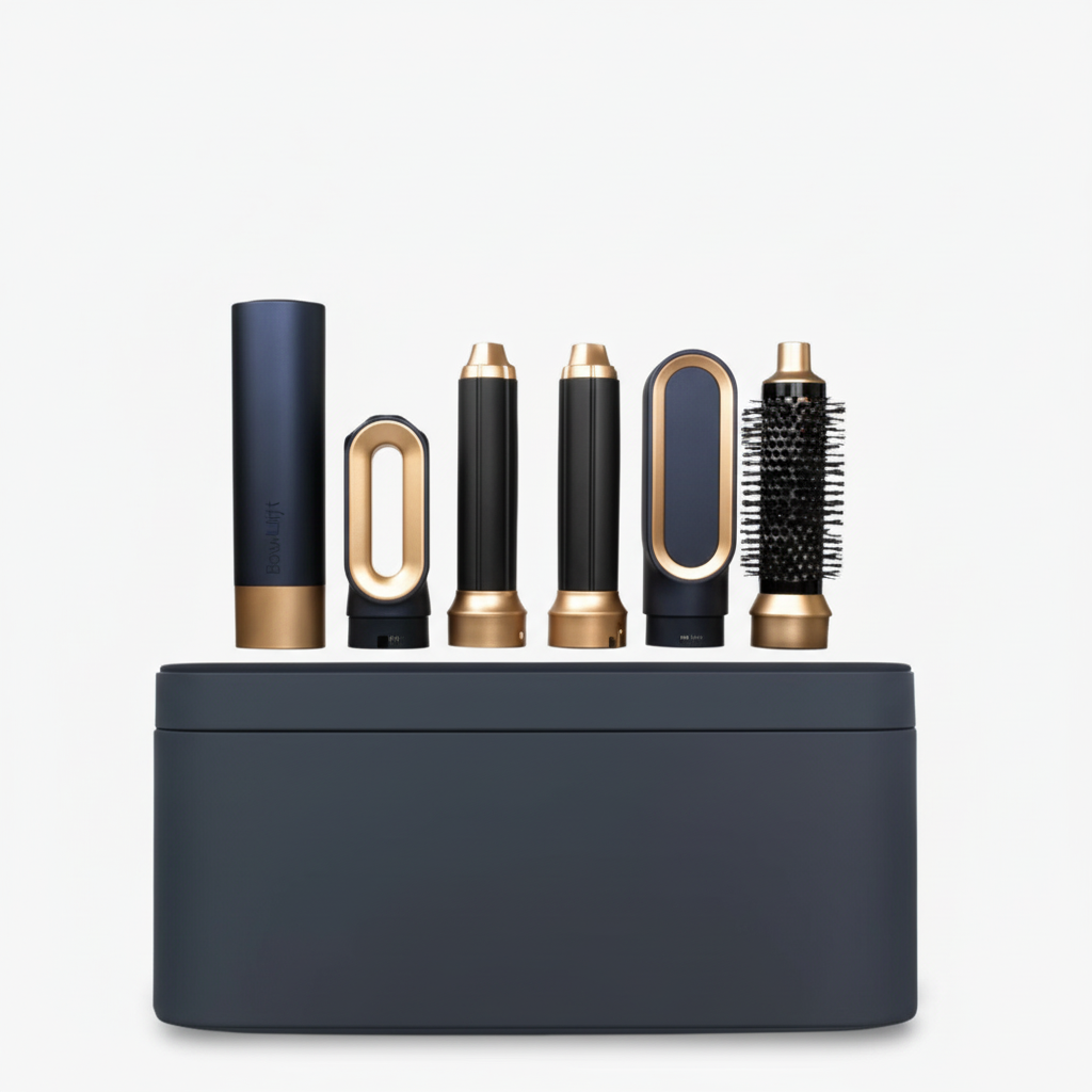 AeroNova 5-in-1 hiustenmuotoilija 1000 W voimakas kuuma-ilmasuti ionisella infrapunasäteilyllä