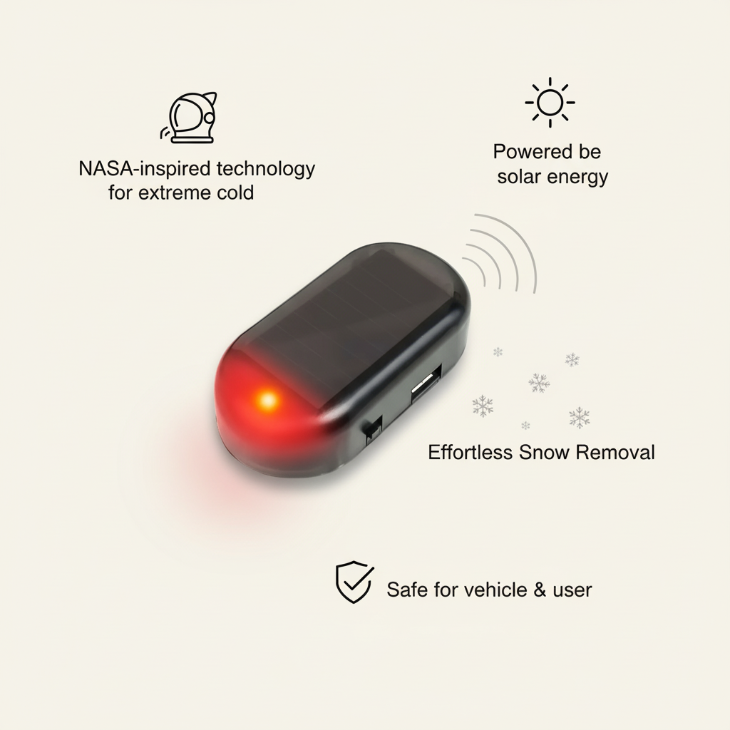 Dispositivo elettromagnetico per la rimozione della neve con tecnologia di interferenza molecolare alimentato a energia solare
