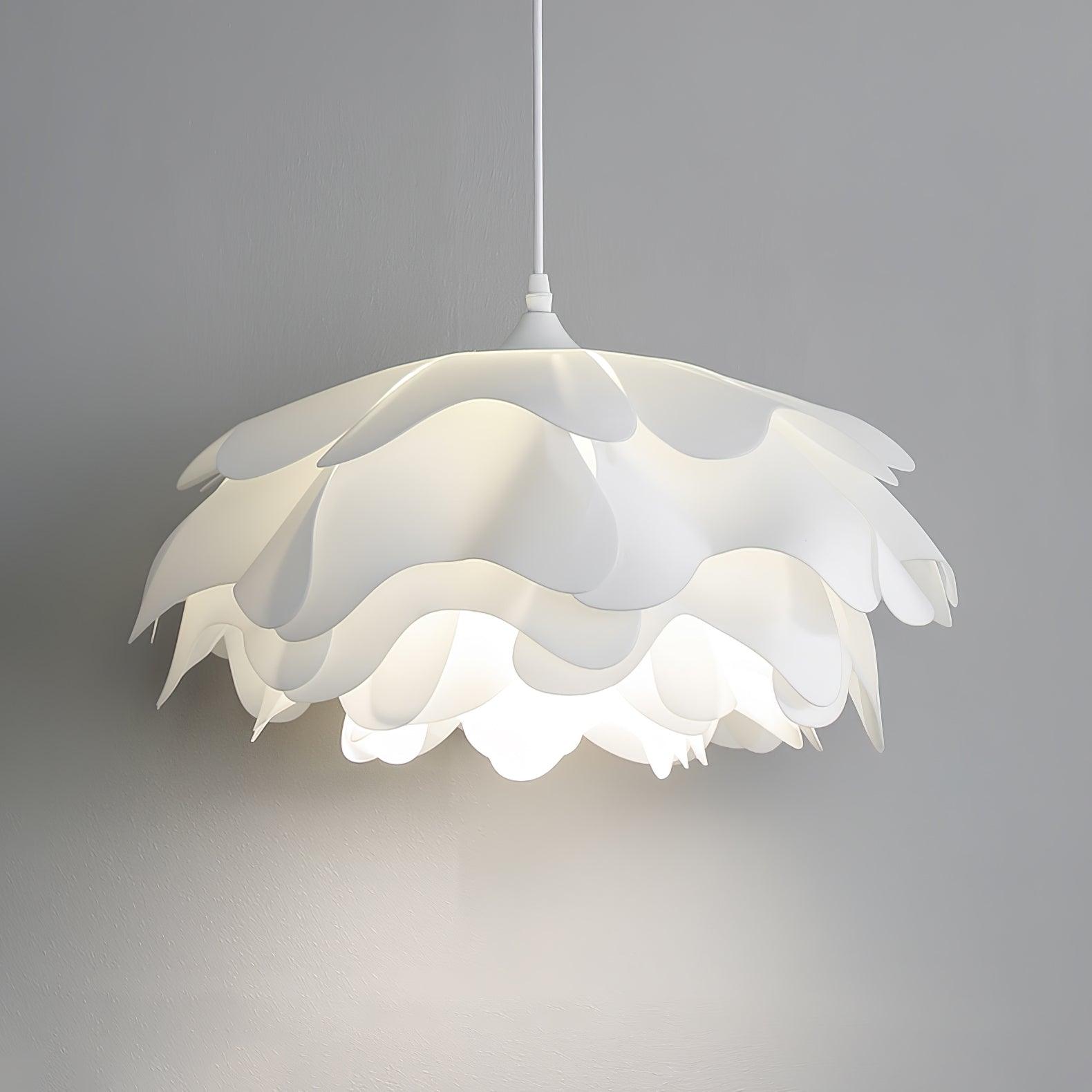 FloraGlow Petal Pendant Lamp | White Soft Diffuse Light