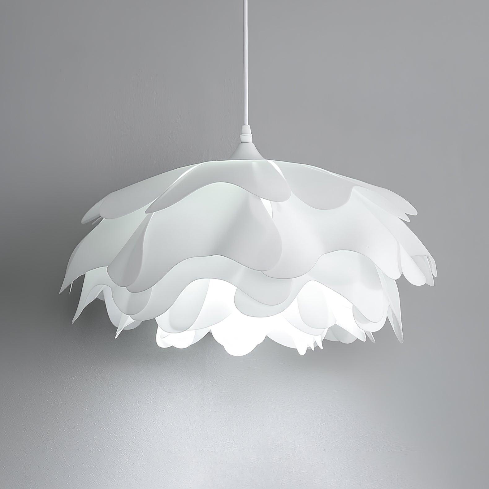 FloraGlow Petal Pendant Lamp | White Soft Diffuse Light