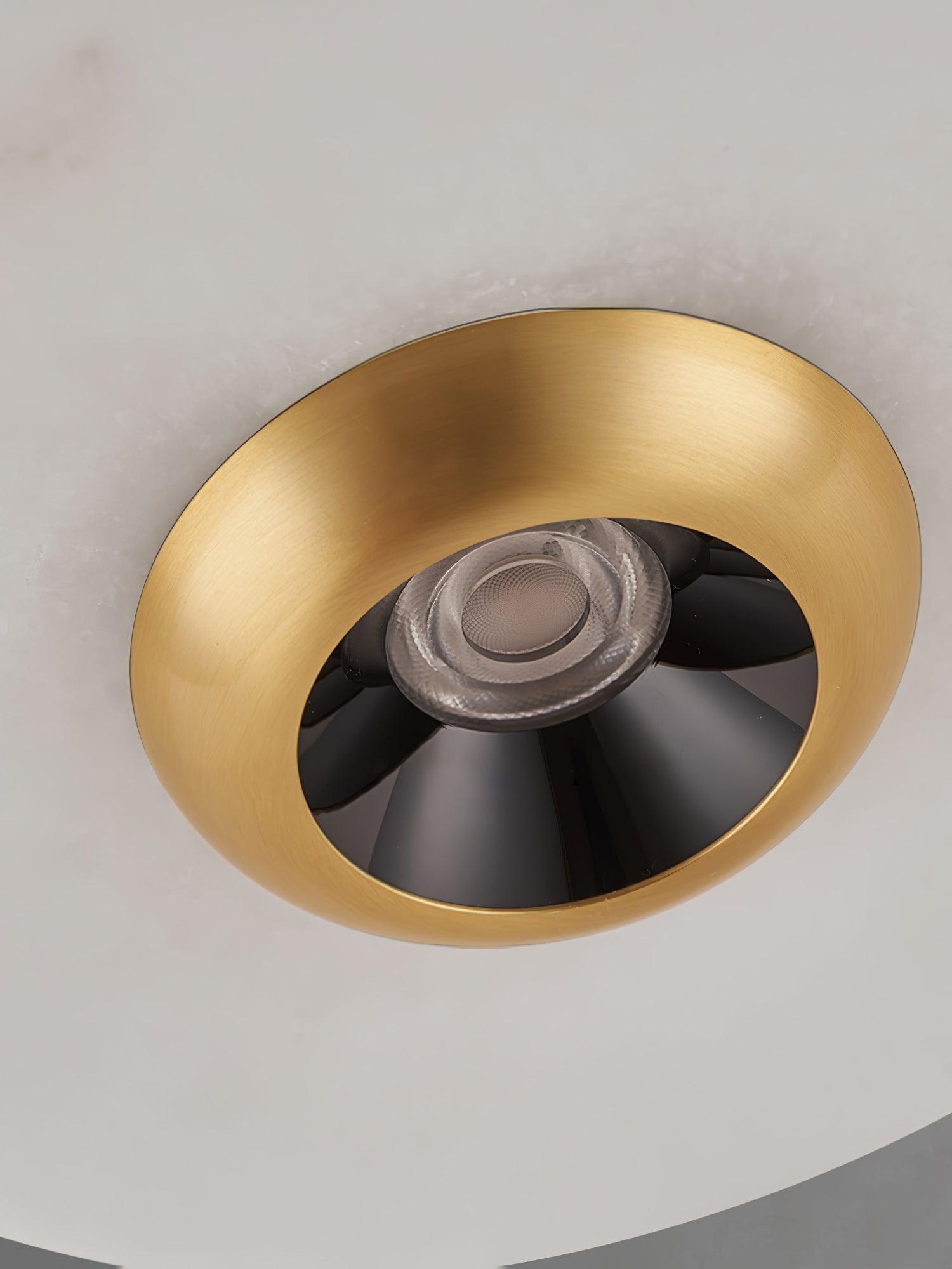 Orbis Modern Marble Flying Saucer Pendant Ceiling Light