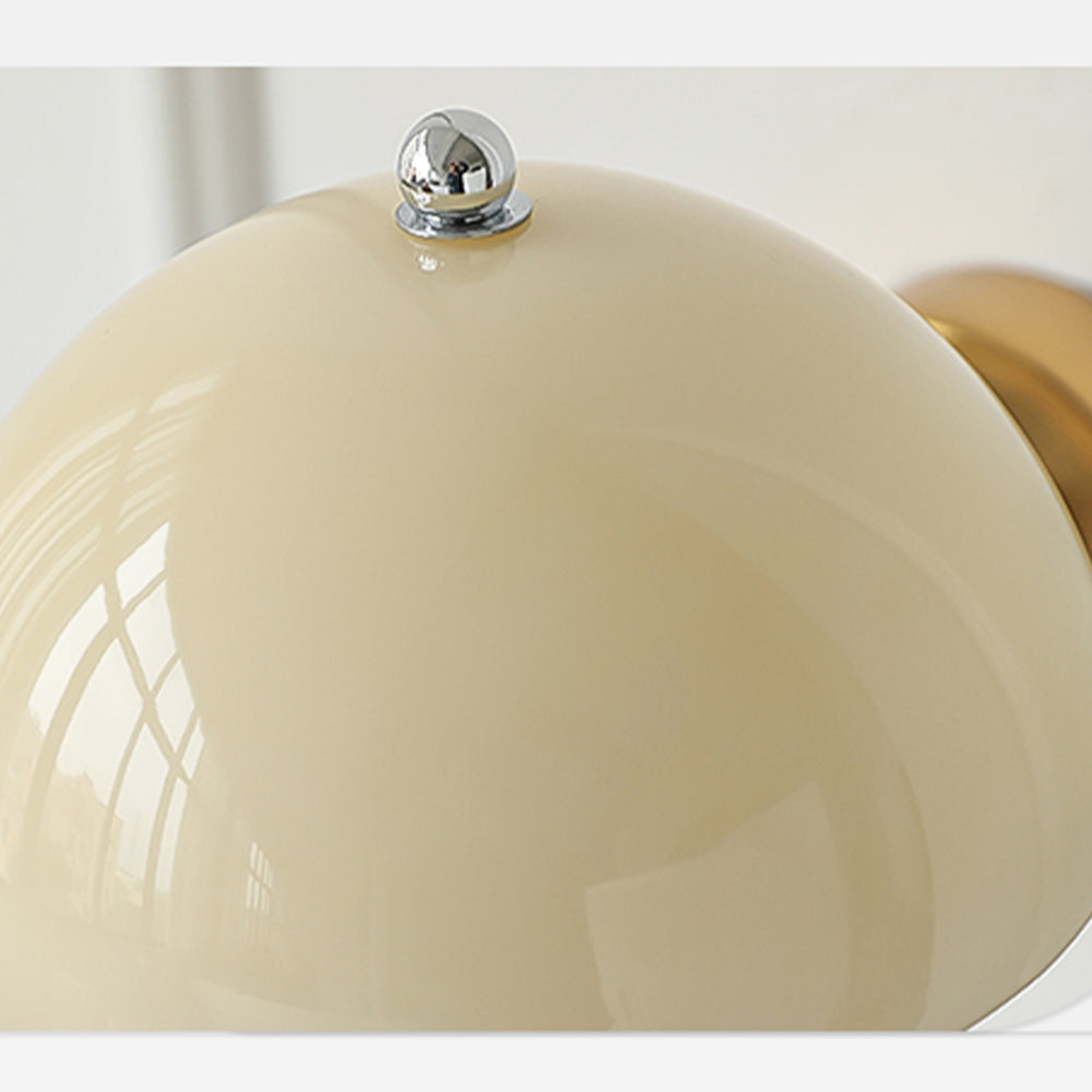 Aurelia Cream Mushroom Hallway Wall Light With Warm Glow