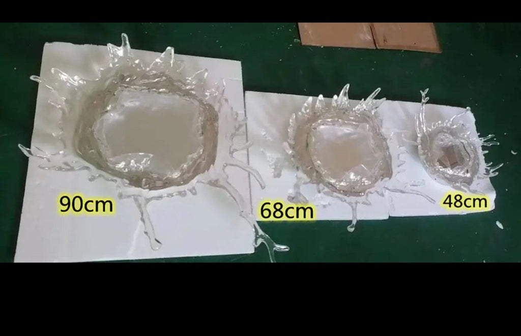 DriftGlow Water Splash LED Mirror Wall Light Waterproof