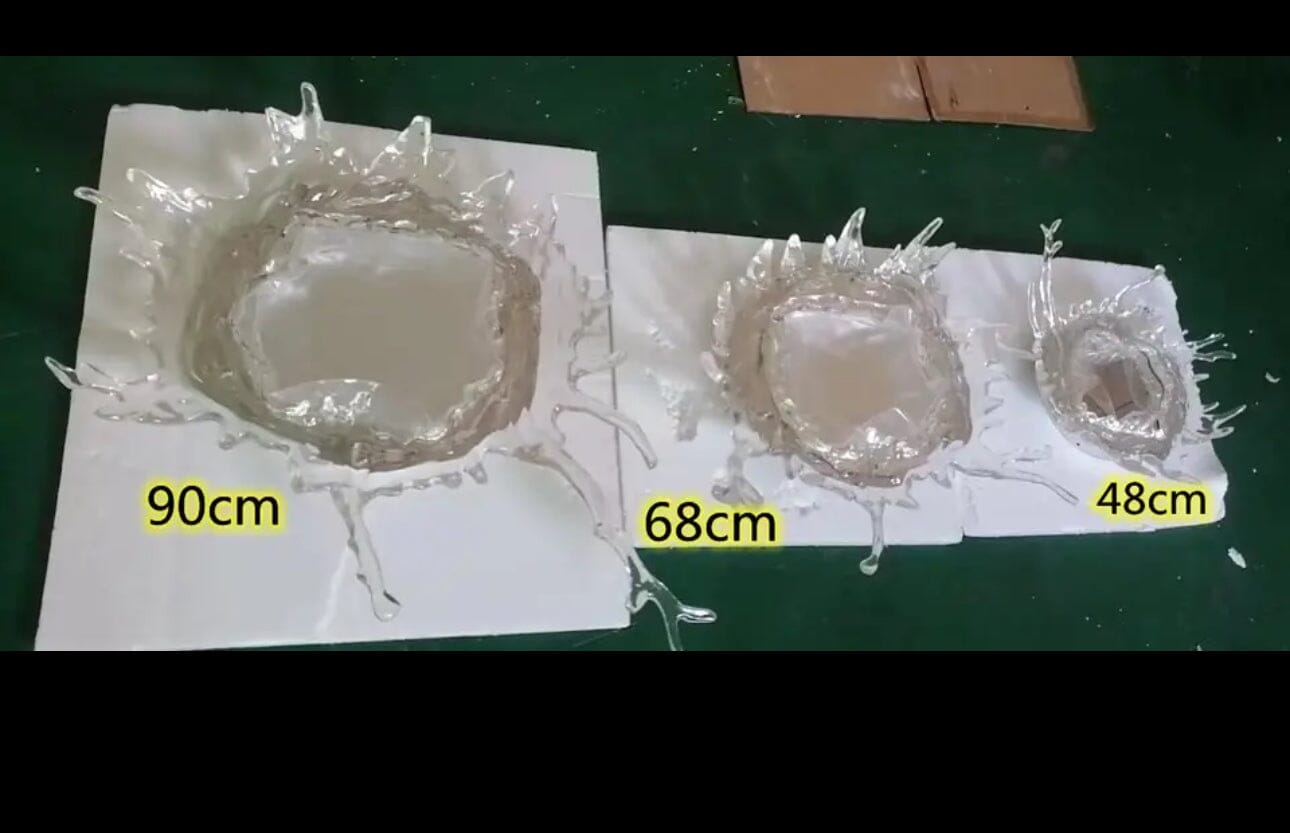 DriftGlow LED zrcadlové nástěnné světlo s efektem vodní tříště, vodotěsné