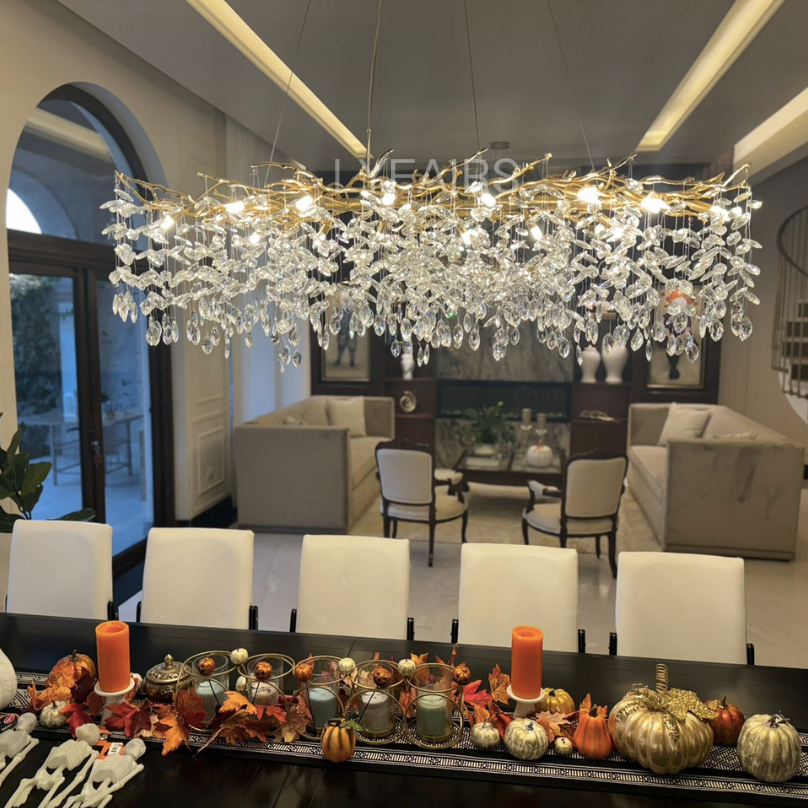 French Style Branch Crystal Chandelier For Modern Homes