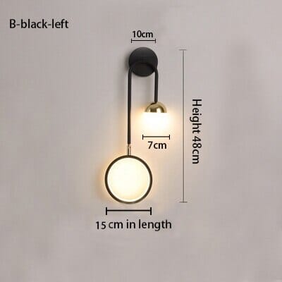 NordicGlow Acrylic Wall Light for Modern Living Spaces