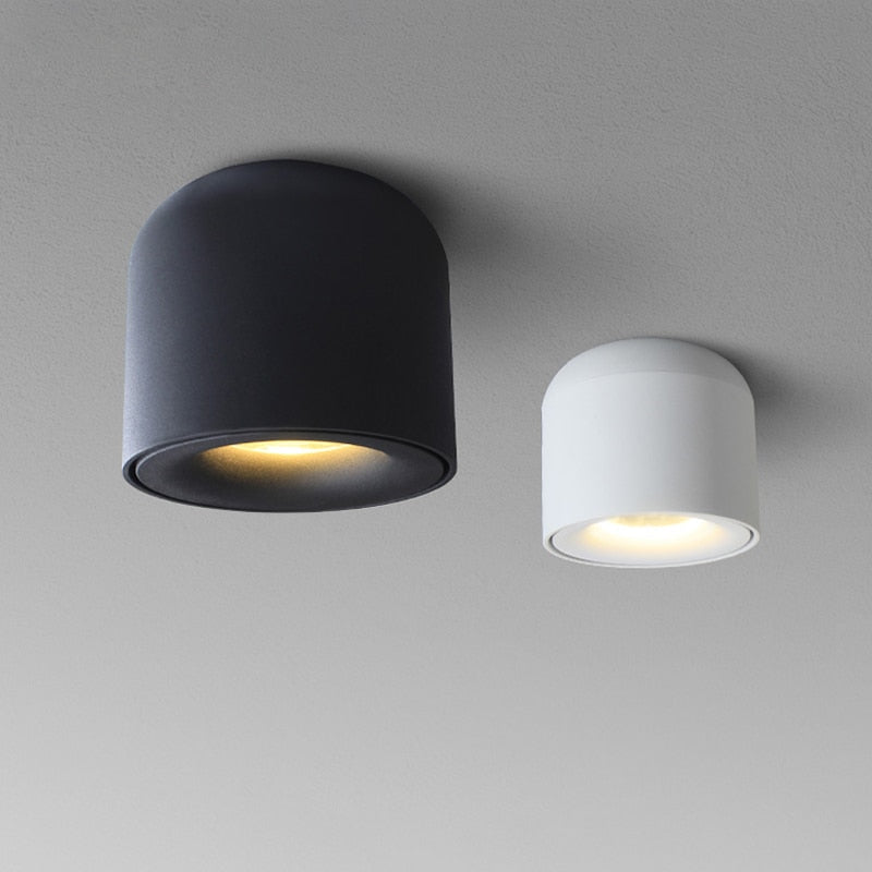 Aurora Cup LED Spotlights With Cup Shaped Housing In White Nordic Style