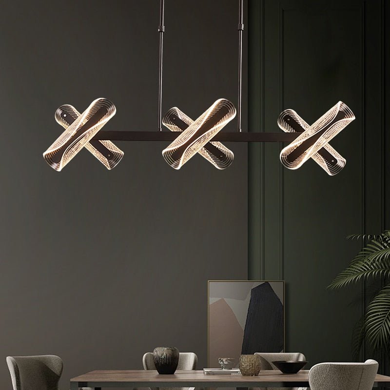 AriaNova Acrylic Transformable Pendant Light LED Friendly