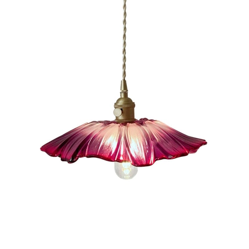 FloraGlass Nordic Flower Pendant Light for Living Rooms