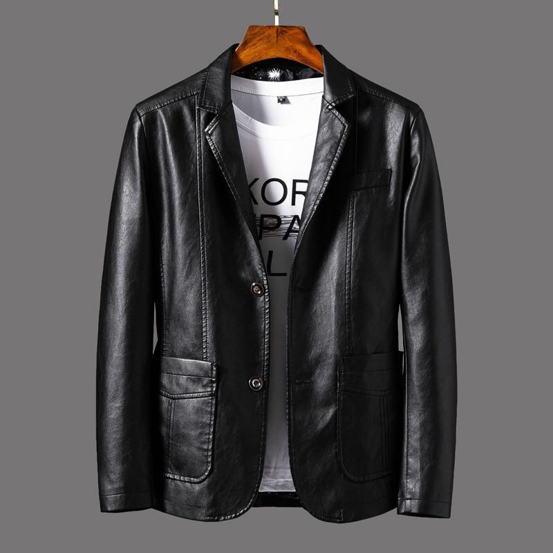 Premium Leather Blazer | Modern Cut Black Lambskin | Svulp