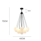 Aurelium Premium Pendant Light With Frosted Glass Globes