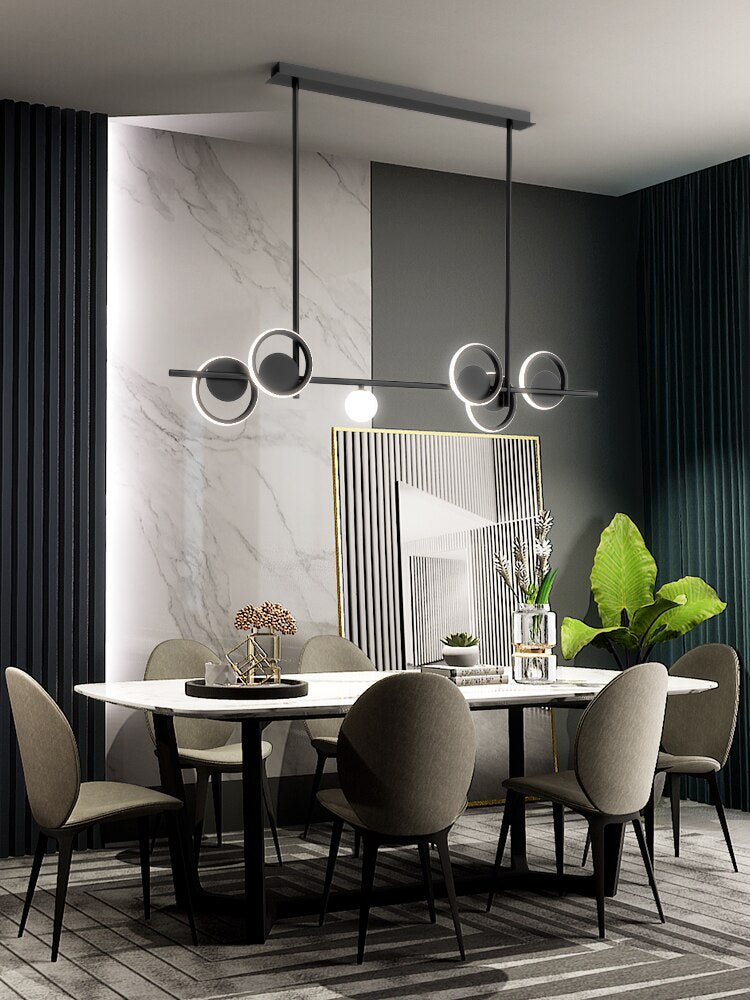 Ardent Twist Nordic LED-hängande ljuskrona Skulptural lampa