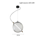 Luminex Copper Matte Glass LED Pendant Light for Modern Interiors