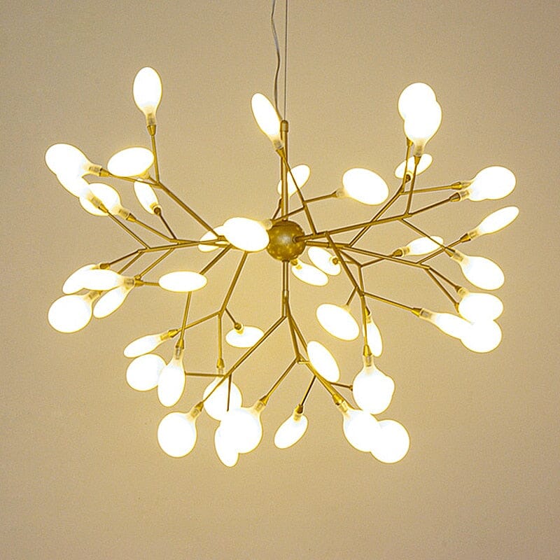 LumaFlare Iron LED Chandelier for Modern Interiors Style