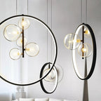 Circlara Glasring Pendelleuchte Runde Deckenlampe