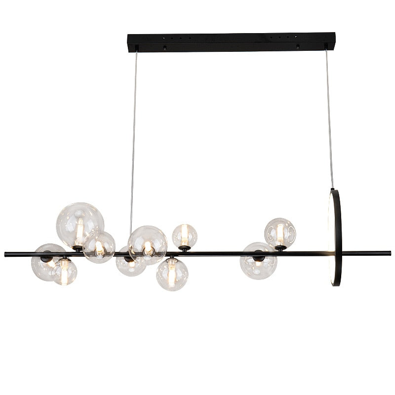 Blown Glass Bubble Chandelier For Contemporary Homes