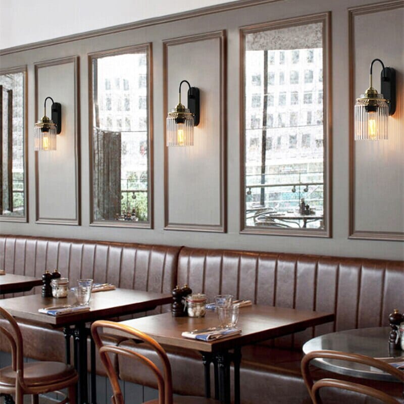 LumiNest glazen wandlamp nordisch minimalistisch ontwerp