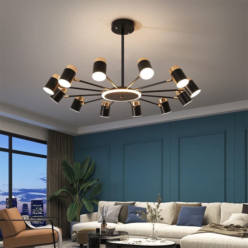 NexaLume Chandelier Modern Dimmable Ceiling Light Design