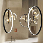 Circlara Glasring Pendelleuchte Runde Deckenlampe