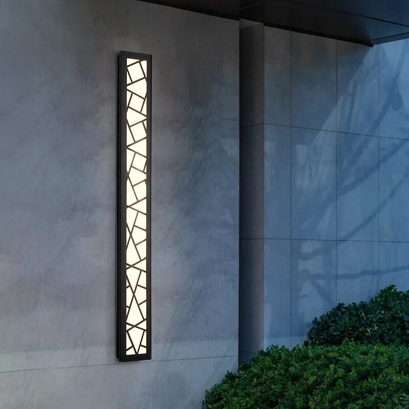 Fjordix Nordic Outdoor LED Wall Light for Porch and Garden