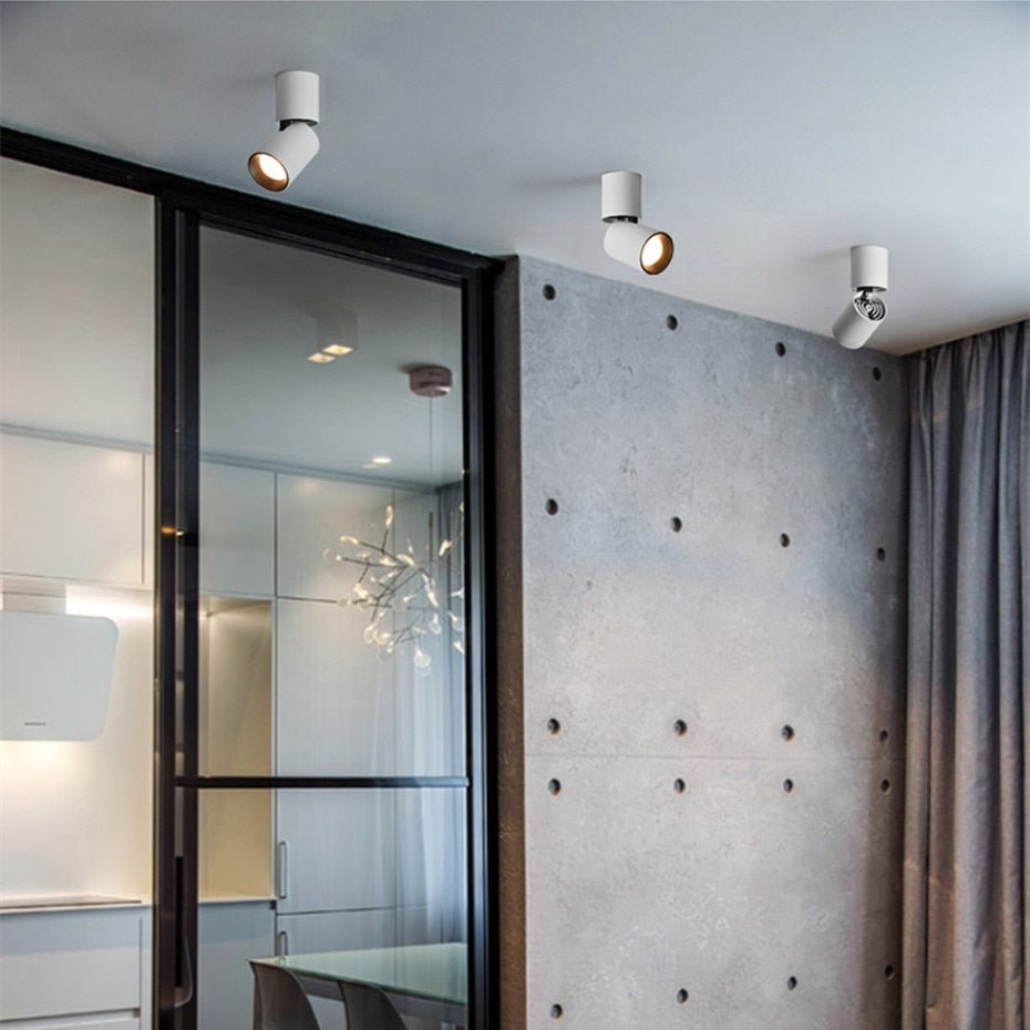 Versatile Round Surface-Mount Downlight for Any Space